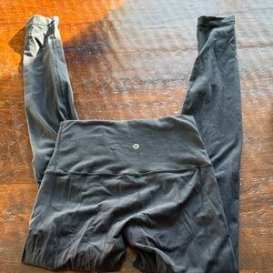 Lulu Lemon Black High-Waisted Leggings